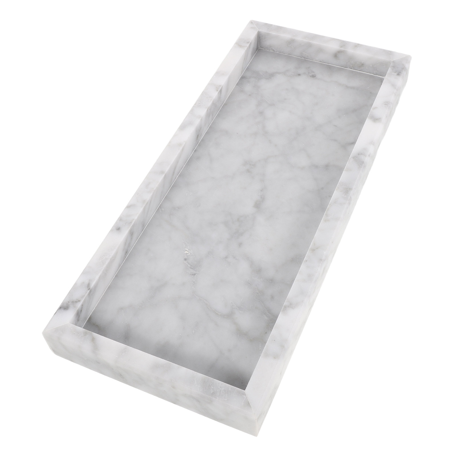 12x5 Rectangle Marble Tray Van - Home Bathroom Organizer review and price
