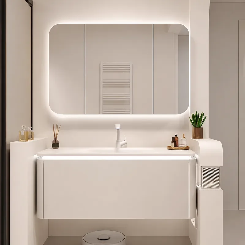 Ceramic Integrated Basin Bathr - Home Bathroom Vanity Combo review and price